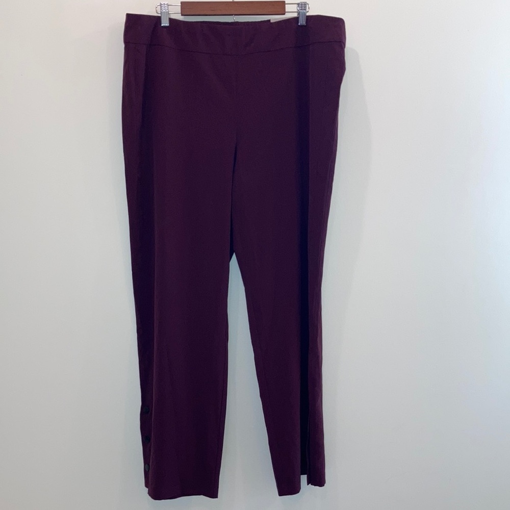 NWT Chico’s Zenergy Purple Pants